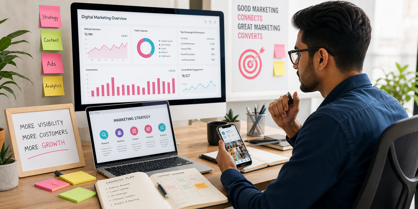 Digital marketing services - Sai Graphics Phaltan