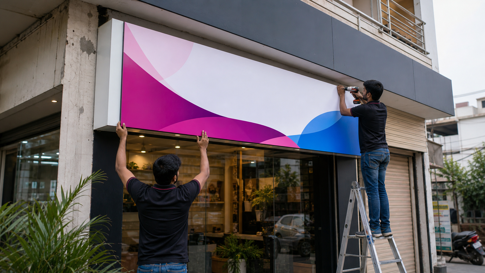 Business Storefront Signs - Sai Graphics Phaltan