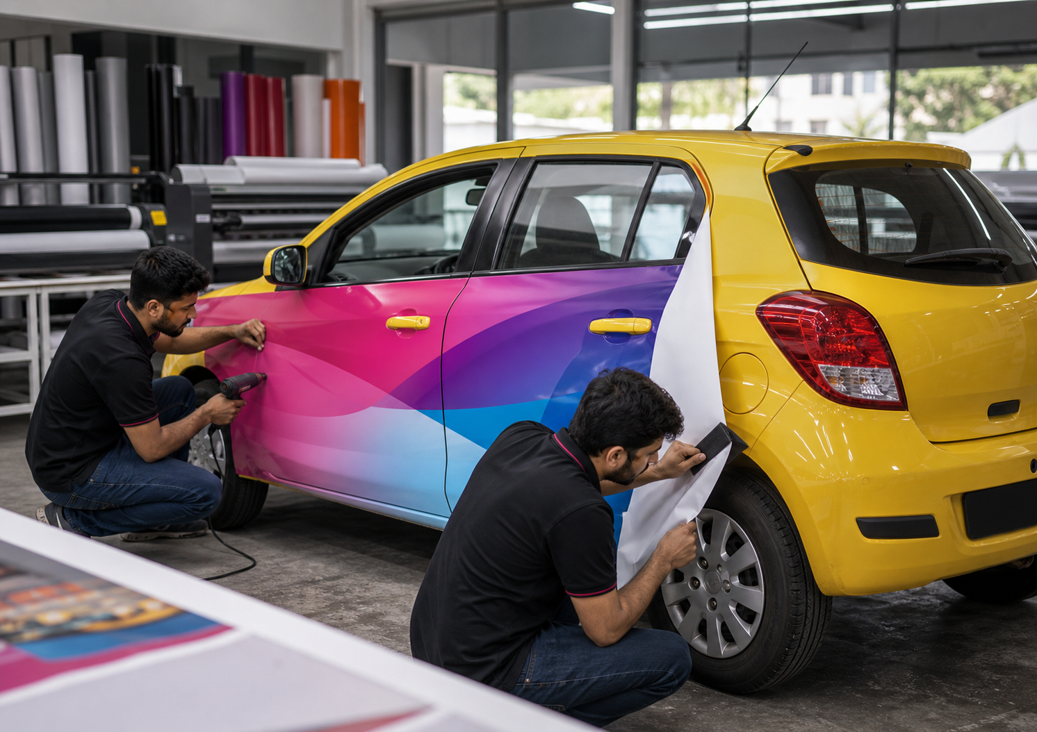 Custom Vehicle Wraps - Sai Graphics Phaltan