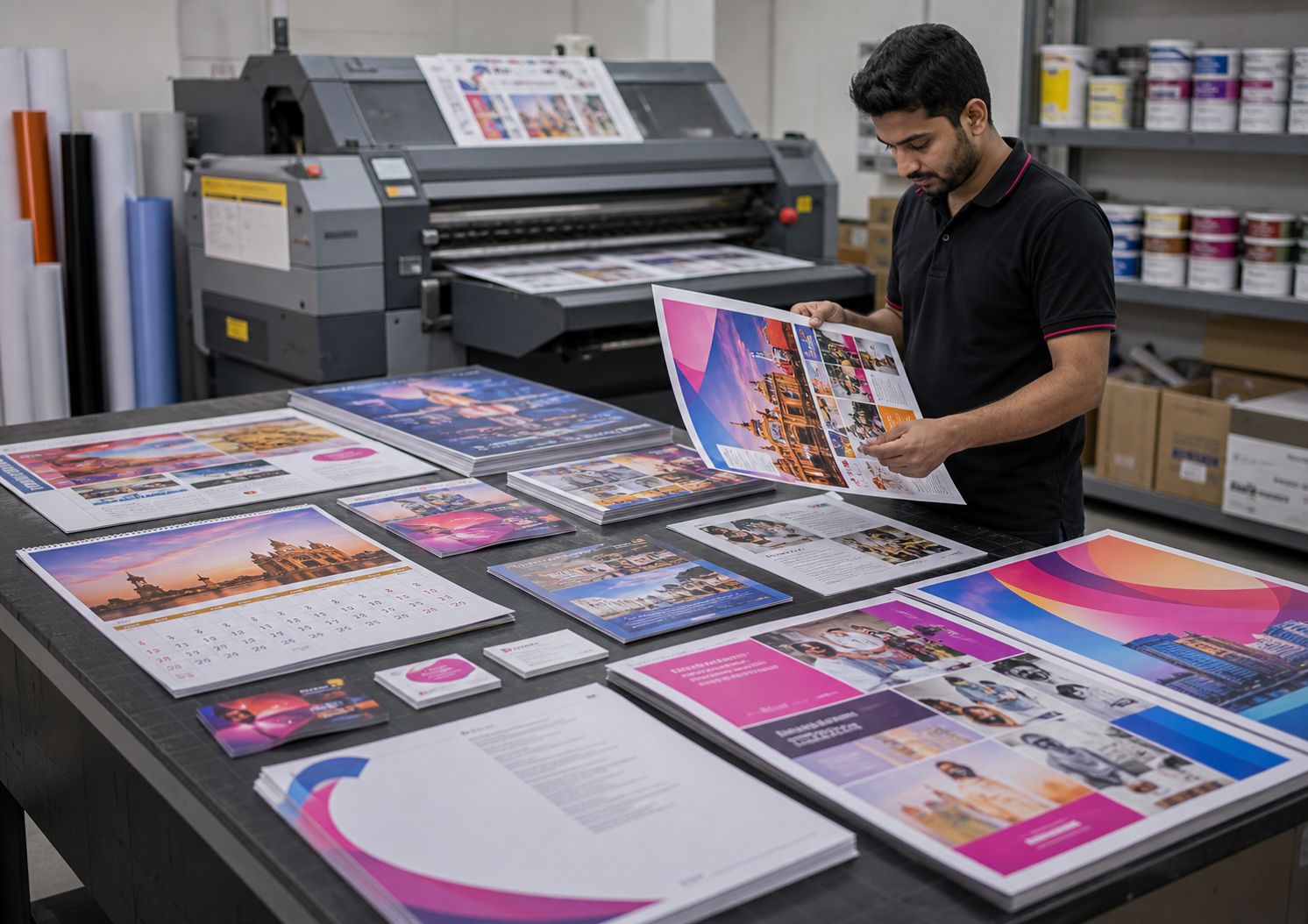 Poster, Flyer, Brochure, Calendar & Letterhead Printing - Sai Graphics Phaltan