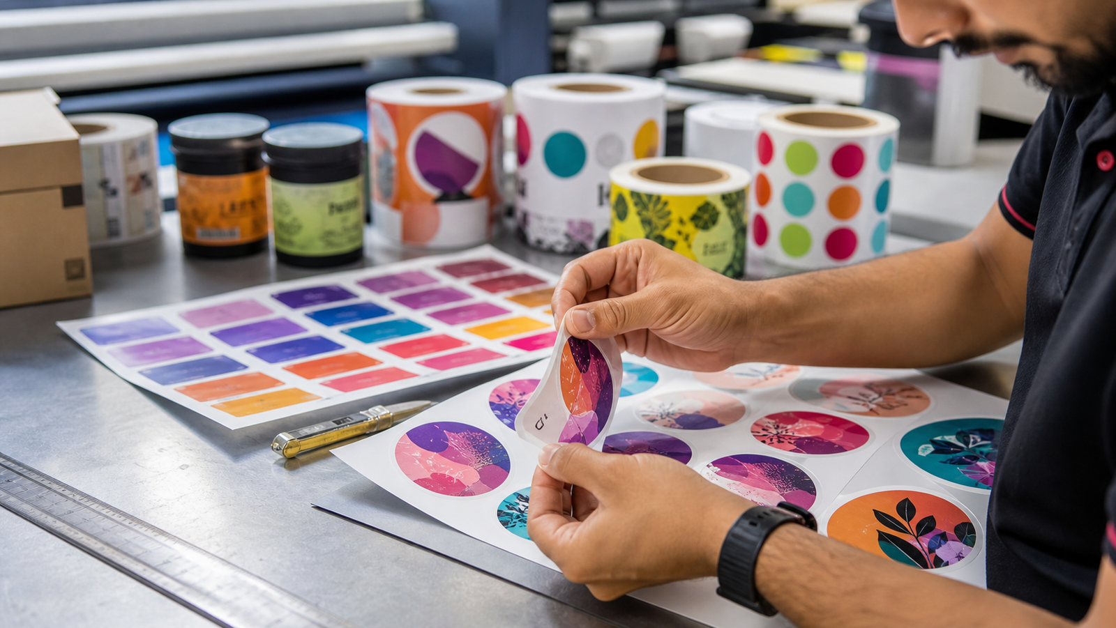 Sticker & Label Printing - Sai Graphics Phaltan